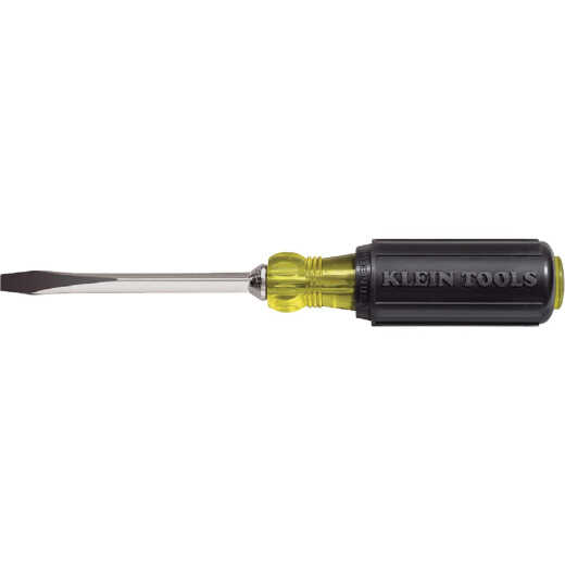 Klein 1/4 In. x 4 In. Square Shank Slotted Screwdriver